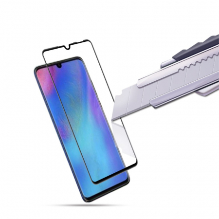 Folie Sticla Flippy® compatibila cu Huawei Y7 2019 111D Negru [9]