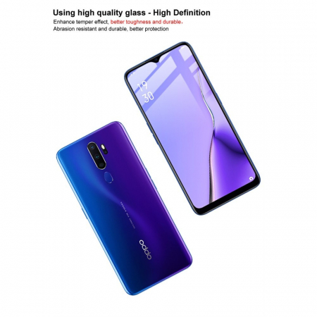 Folie Sticla Flippy® compatibila cu Oppo A31 111D Negru [13]
