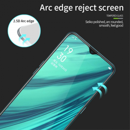 Folie Sticla Flippy® compatibila cu Oppo A9 2020 111D Negru [11]