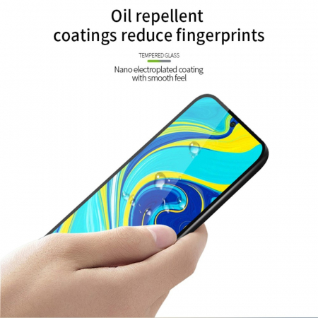 Folie Sticla Flippy® compatibila cu Xiaomi Redmi 9 111D Negru [20]