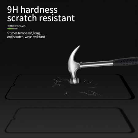 Folie Sticla Flippy® compatibila cu Xiaomi Redmi 9 111D Negru [18]