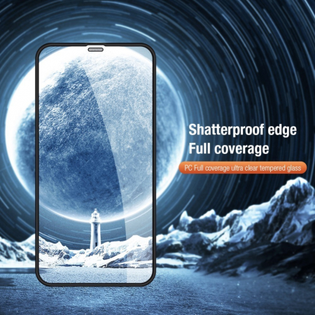 Folie Sticla Flippy® compatibila cu Xiaomi Redmi Note 10 Pro 4G 111D Negru [2]