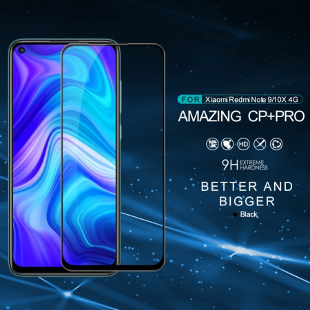 Folie Sticla Flippy® compatibila cu Xiaomi Redmi Note 9 111D Negru [14]