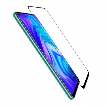 Folie Sticla Flippy® compatibila cu Xiaomi Redmi Note 9 111D Negru [5]