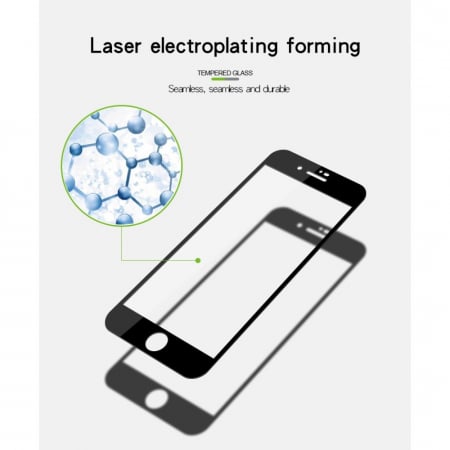 Folie Sticla Flippy® pentru Apple iPhone 7/8 Plus 111D Negru [8]