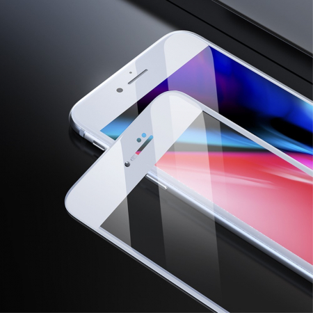 Folie Sticla Flippy® pentru Apple iPhone 7/8/SE 2020 111D Alb [3]