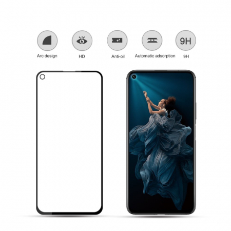 Folie Sticla Flippy® pentru Huawei Nova 5T 111D Negru [1]