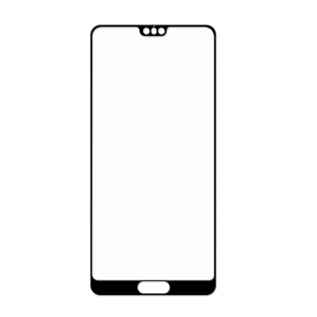 Folie Sticla Securizata 111D - Folie Sticla Flippy® pentru Huawei P20 111D Negru