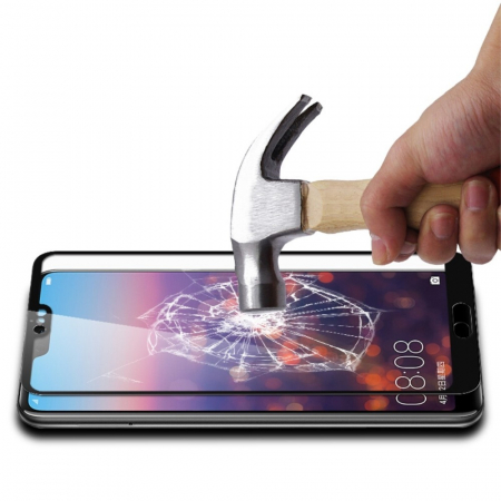 Folie Sticla Flippy® pentru Huawei P20 111D Negru [3]