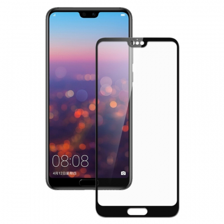 Folie Sticla Flippy® pentru Huawei P20 111D Negru [2]