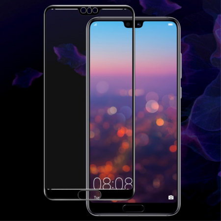Folie Sticla Flippy® pentru Huawei P20 111D Negru [1]
