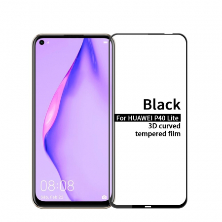 Folie Sticla Flippy® pentru Huawei P40 Lite 111D Negru [2]