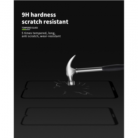 Folie Sticla Flippy® pentru Huawei Y5 2019 111D Negru [10]