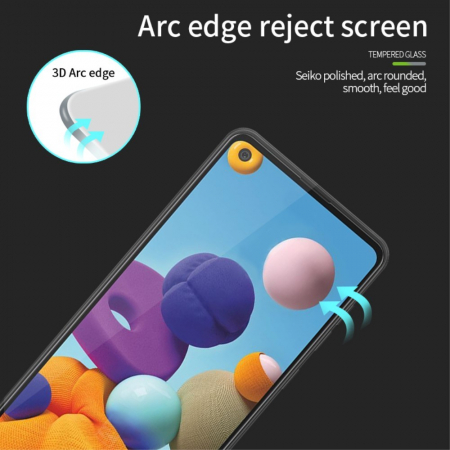 Folie Sticla Flippy® pentru Samsung A21S 111D Negru [5]