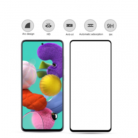 Folie Sticla Flippy® pentru Samsung A32 4G 111D Negru [2]