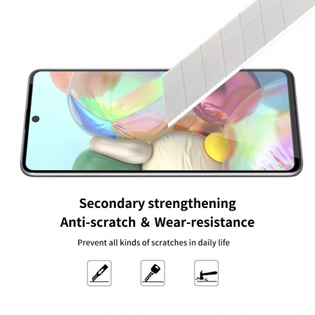 Folie Sticla Flippy® pentru Samsung A71 111D Negru [4]