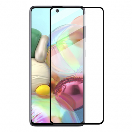 GSM - Folie Sticla Flippy® pentru Samsung A71 111D Negru