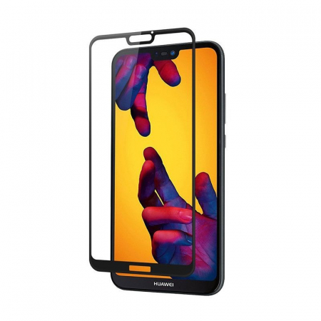 Folie Sticla Huawei P20 Lite 4D/5D Negru [4]