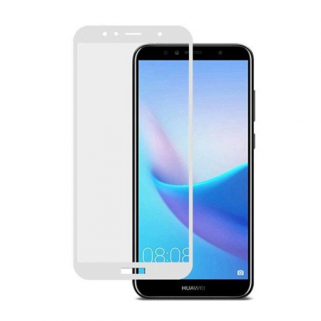 GSM - Folie Sticla Huawei P8 Lite 2017/P9 Lite 2017 Full Glue Alb