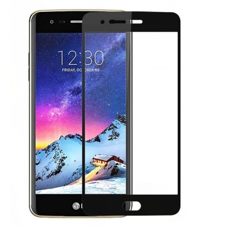 Folie Sticla LG K10 2017 Full Face Negru [2]
