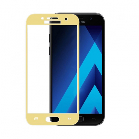 Folie Sticla Samsung Galaxy A7 2017 5D Auriu [1]