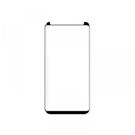 Folie Sticla Securizata Curbata Flippy Full Face, lipici pe toata suprafata, pentru Samsung Galaxy S9 Plus, Negru [2]