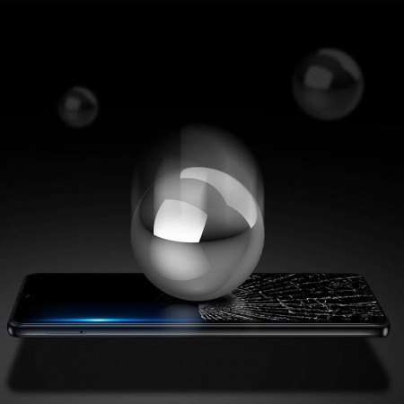 Folie Sticla Securizata Flippy compatibil cu Honor 90 Lite DS 5G, Full Glue Negru [5]