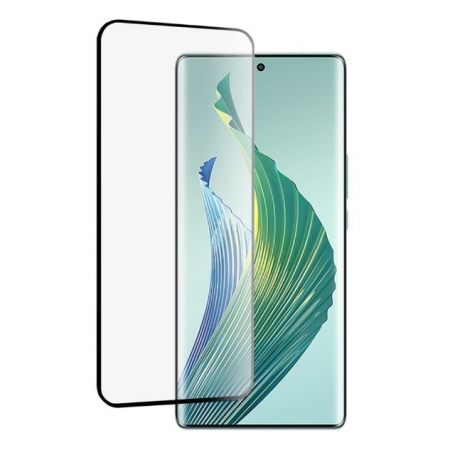 GSM - Folie Sticla Securizata Flippy compatibil cu Honor Magic 5 Lite 5G, Full Glue Negru