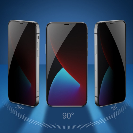 Folie Sticla securizata Flippy compatibila cu Samsung A72 Full Glue Privacy Negru [7]