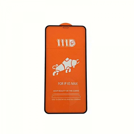 GSM - Folie Sticla Securizata, Flippy, Compatibila cu Xiaomi 14, Full Cover 111D, HD, Margini Negre, Transparenta