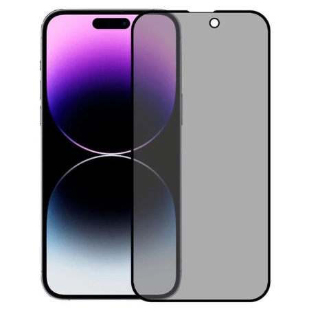 Sub 99 Lei - Folie Sticla Securizata, Flippy, Pentru Apple iPhone 16 Plus, Privacy Classic, 2.5D, Confidentialitate 30°, Negru Transparent