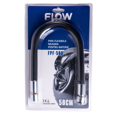 Elefant Tools - FPF-50B Pipa flexibila neagra pentru baterie, FLOW