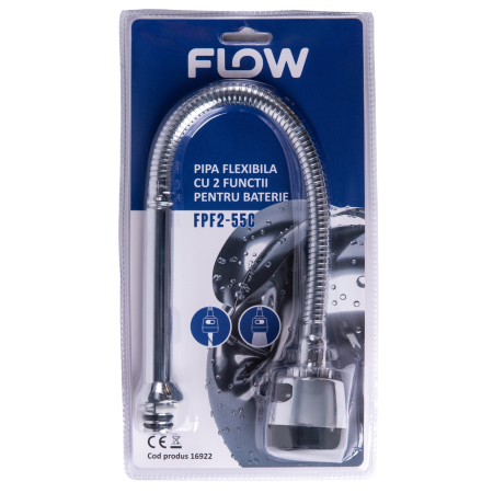 Elefant Tools - FPF2-55C Pipa flexibila cu 2 functii pentru baterie, FLOW