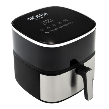Friteuza cu aer cald BoHM BDY-AF533R , 1400 W, 6 L, 6 Programe Control digital [3]