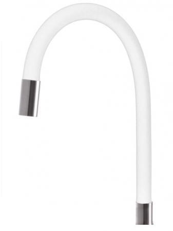 Pentru Casa si Camping - FURTUN ALB FLEXIBIL CAUCIUC