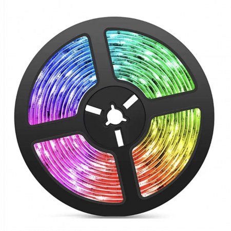 Sub 99 Lei - Lichidare Banda SMD LED 10 m cu telecomanda joc de lumini, multicolor