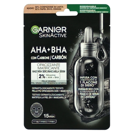 Sub 99 Lei - Garnier Masca Fata Servetel 28 g Carbune