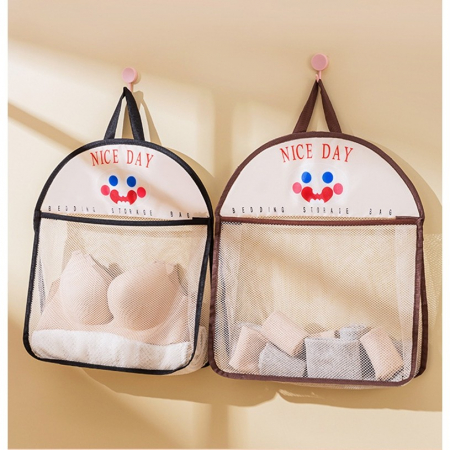 Geanta de Depozitare, Flippy, Tip Saculet, de Agatat, Multifunctionala, din Plasa, 40 x 10 x 44 cm, Negru [2]