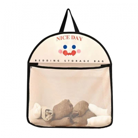 Geanta de Depozitare, Flippy, Tip Saculet, de Agatat, Multifunctionala, din Plasa, 40 x 10 x 44 cm, Negru [3]