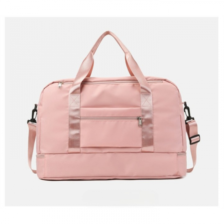 Geanta Pliabila, Flippy, pentru Voiaj, Buzunare Multiple, de Mana, Impermeabila, Material Textil, Capacitate 8 Kg, Dimensiune Deschisa 42x28x10 cm, Roz [7]