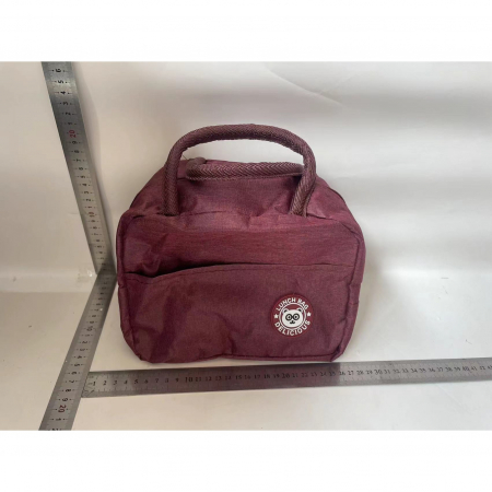 Geanta Termica pentru Pranz Flippy, Multifunctionala, Compartimentata, Impermeabila, cu Manere, Buzunar Exterior, 22x14x19 cm, Rosu [1]