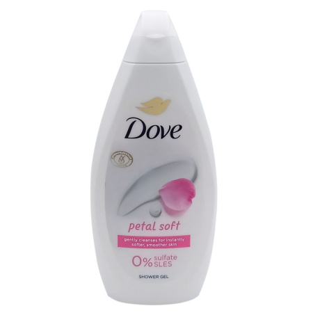 Îngrijire personală și cosmetice - Gel de Dus, Dove, 450 ml Petal Soft