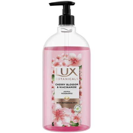 Sub 99 Lei - Gel de Dus, Lux, Pompita 720 ml Cherry Blossom Niacinamide