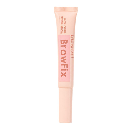 Sub 99 Lei - Gel pentru fixarea sprancenelor Brow Fix, Kevin&amp;Coco, Efect de Laminare, Fixare Puternica a Firelor Rebele, Periuta de Silicon, 10 ml