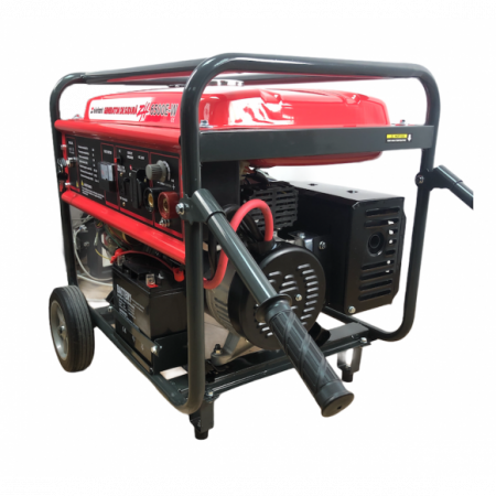 Generator pe benzina si aparat de sudura Elefant ZH6500E-W, 15 Cp, 5.5 kW, 13.5 h, 4 timpi [2]