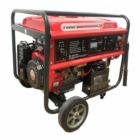 Generator pe benzina si aparat de sudura Elefant ZH6500E-W, 15 Cp, 5.5 kW, 13.5 h, 4 timpi [1]