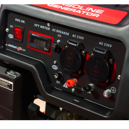 Generator pe benzina ZH3500-2 ELEFANT, Iesire curent 2,8 kW, 7 CP, siguranta de pornire, indicator de benzina [2]