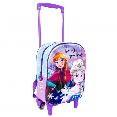 Ghiozdan Troller 3D pentru gradinita model Frozen 2, 38 x 28 x 14 cm [0]