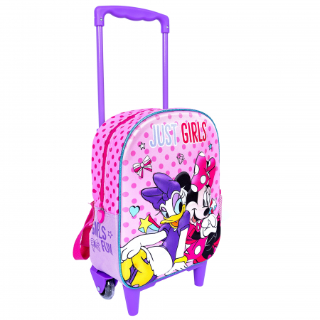 Ghiozdan Troller 3D pentru gradinita model Minnie Mouse, 38 x 28 x 14 cm [0]