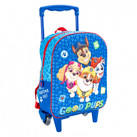 Ghiozdan Troller 3D pentru gradinita model Paw Patrol, 38 x 28 x 14 cm [0]